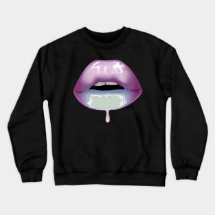 Hologram Lips Crewneck Sweatshirt